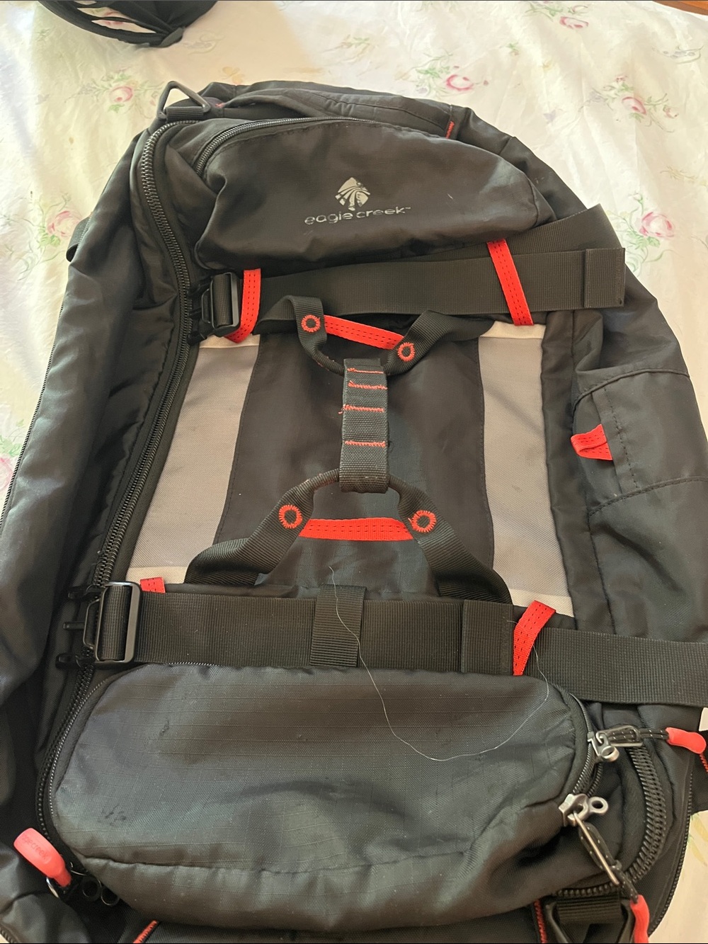 Eagle Creek Huge Black  Convertible to Backpack Travel Bag